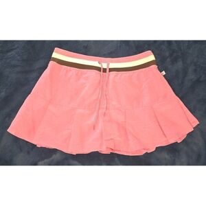 BIG FLIRT Y2K Pink Skort 28" Waist‎ Elastic Waistband Vintage Skirt